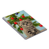 ヴィンテージ猫とクリスマスツリー ノートブック (右側)