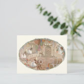 ヴィンテージ猫とネズミby H. Willebeek Le Mair ポストカード (スタンド正面)