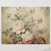 ヴィンテージ猫と子ネコラベル (裏面)