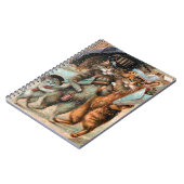 ヴィンテージ猫のノート、ルイWain ノートブック (左側)