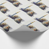 ヴィンテージ猫の包装紙 ラッピングペーパー (角)