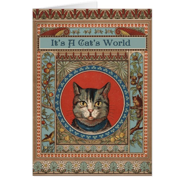 ヴィンテージ猫の命と子ネコクラシックの (正面)