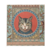 ヴィンテージ猫の命と子ネコクラシックの ノートパッド (正面)