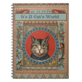 ヴィンテージ猫の命と子ネコクラシックの ノートブック (正面)