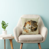 ヴィンテージ猫の装飾用クッション クッション (椅子)