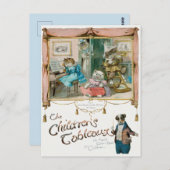 ヴィンテージ猫はがき ポストカード (正面/裏面)