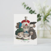 ヴィンテージ猫はがき ポストカード (スタンド正面)