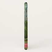 ヴィンテージ猫イラストレーションと赤い花 Case-Mate iPhoneケース (裏面/左)