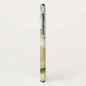 ヴィンテージ猫イラストレーションピンク色の花 Case-Mate iPhoneケース (裏面/左)