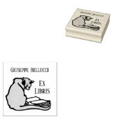 ヴィンテージ猫エックスライブリウッドアートスタンプ ラバースタンプ (押印)