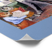 ヴィンテージ猫家音楽絵画の画像 ポスター (角)