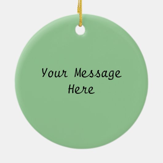 ヴィンテージ猫用ねずみギフトバスケット セラミックオーナメント (裏面)