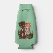 ヴィンテージ猫用ねずみギフトバスケット ボトルクーラー (正面)