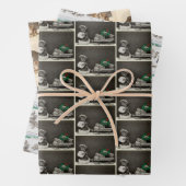 ヴィンテージ猫用ラッピング紙セット ラッピングペーパーシート (インサイチュ)