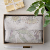 ヴィンテージ猫耳の野生の花によってはティッシュペーパーが開花します 薄葉紙 (ギフト)