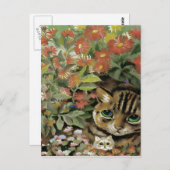 ヴィンテージ猫葉書 ポストカード (正面/裏面)