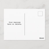 ヴィンテージ猫蝶ビクトリアン猫 ポストカード (裏面)