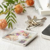 ヴィンテージ猫 キーホルダー (側面)