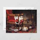 ヴィンテージ猫 ポストカード (正面/裏面)