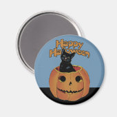 ヴィンテージ猫 マグネット (正面/裏面)