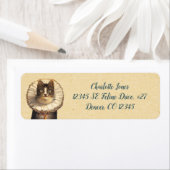 ヴィンテージ猫 ラベル (インサイチュ)