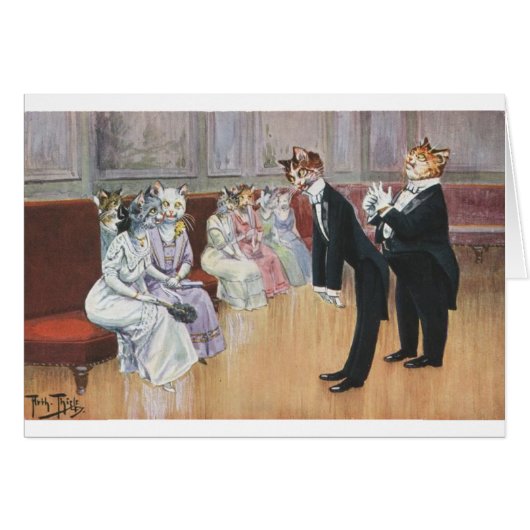 ヴィンテージ猫-私はこのダンスを有するでしようか。、 (正面横)