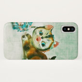 ヴィンテージ猫 Case-Mate iPhoneケース (裏面(横))