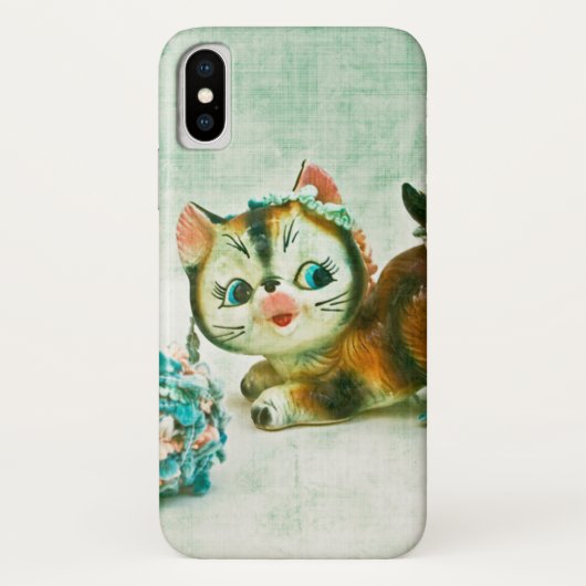 ヴィンテージ猫 Case-Mate iPhoneケース (裏面)