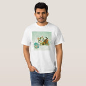 ヴィンテージ猫 Tシャツ (正面フル)