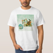 ヴィンテージ猫 Tシャツ (正面)
