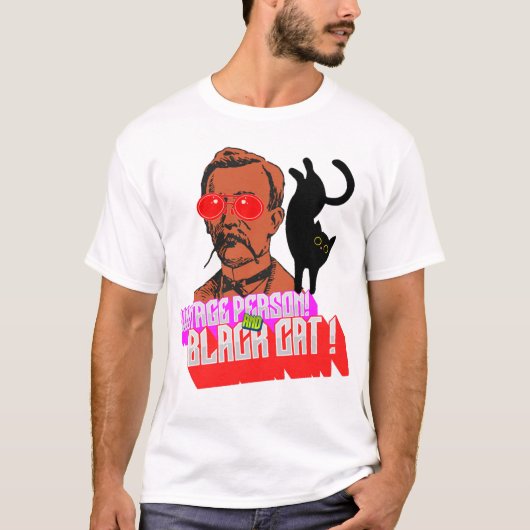 ヴィンテージ猫 Tシャツ (正面)