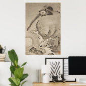 ヴィンテージ猿 ポスター (ホームオフィス)