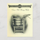 ヴィンテージ玉軸受け衣類洗浄機 ポストカード (正面)