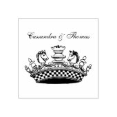 ヴィンテージ王冠（チェスの駒の名前） ラバースタンプ (インプリント)