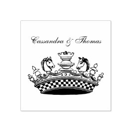 ヴィンテージ王冠（チェスの駒の名前） ラバースタンプ