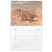 ヴィンテージ王国ジャングル砂漠 カレンダー (3月 2026)