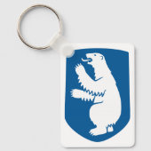ヴィンテージ王室ののグリーンランドの紋章 キーホルダー (正面)