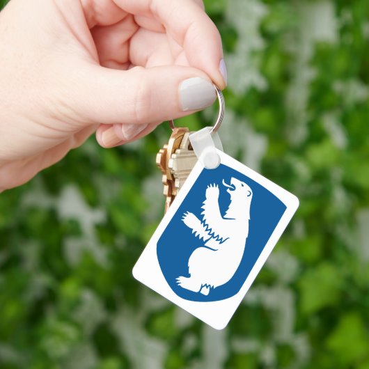ヴィンテージ王室ののグリーンランドの紋章 キーホルダー (手)