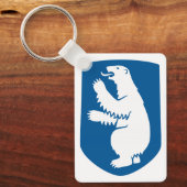 ヴィンテージ王室ののグリーンランドの紋章 キーホルダー (正面)