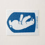 ヴィンテージ王室ののグリーンランドの紋章 ジグソーパズル (横)