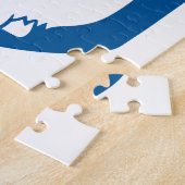 ヴィンテージ王室ののグリーンランドの紋章 ジグソーパズル (側面)