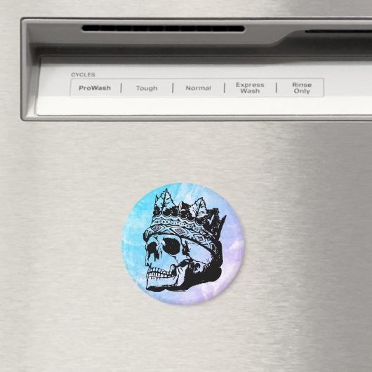 ヴィンテージ王室のスカルクラウン磁石 マグネット (インサイチュ (食洗機))