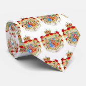 ヴィンテージ王室のデンマークの紋章 ネクタイ (ロール)