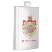 ヴィンテージ王室のデンマークの紋章 フラスク (右)