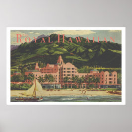 ヴィンテージ王室のハワイアンヘビーウェイト旅行ポスター ポスター