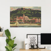 ヴィンテージ王室のハワイアン旅行ポスター ポスター (ホームオフィス)