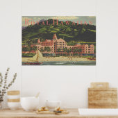 ヴィンテージ王室のハワイアン旅行ポスター ポスター (キッチン)