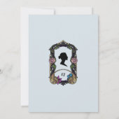 ヴィンテージ王室のブリジェルトンブライダルシャワー招待 招待状 (裏面)