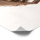 ヴィンテージ王室のポータブルタイプライター広告1949年 ポスター (角)