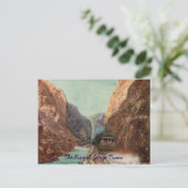 ヴィンテージ王室の峡谷はがき ポストカード (スタンド正面)